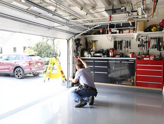 Local garage door repair service by Temescal Valley Garage Door Repair in Temescal Valley