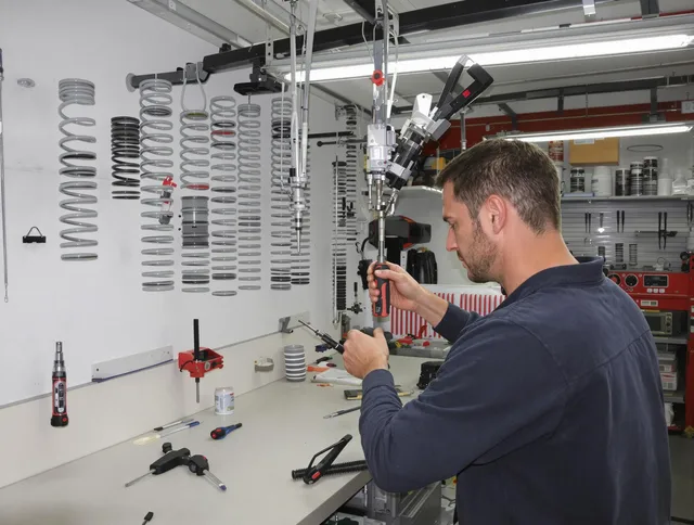 Temescal Valley Garage Door Repair safety certified technician performing precision spring replacement in Temescal Valley